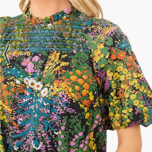 Banjanan Nicole Mini Dress Loki's Garden Black Floral Print - Picture 8 of 8